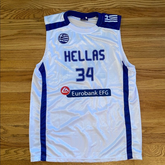 greece basketball jersey